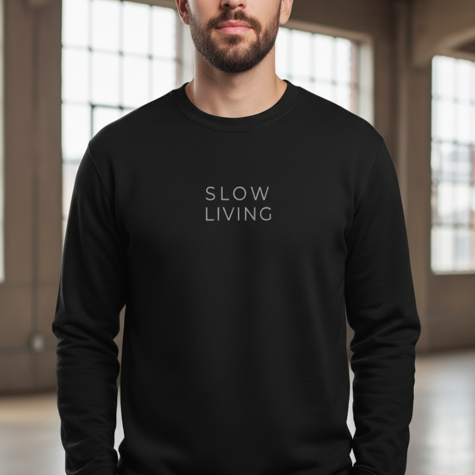SLOW LIVING, MULTI COLOR, SWEATSHIRT FOR MENS