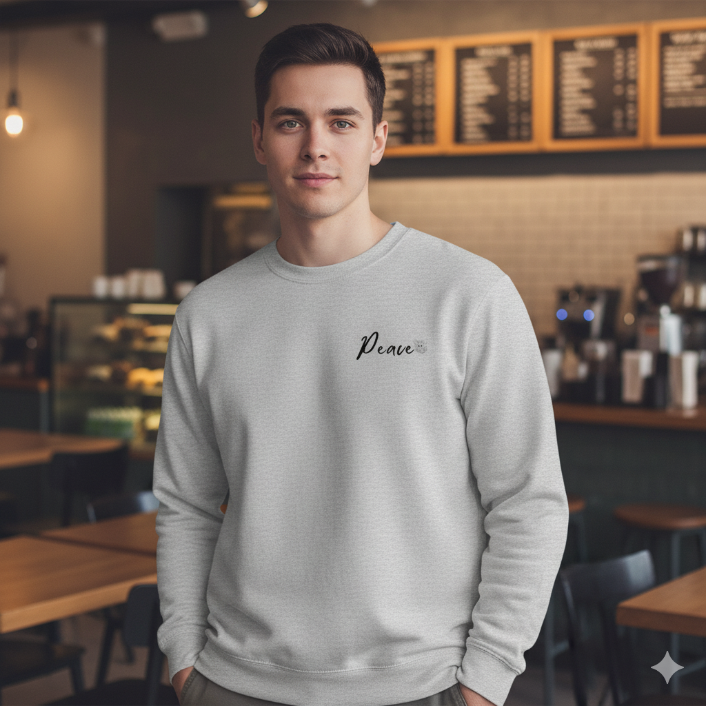 Embroidery Design Sweatshirt For Mens