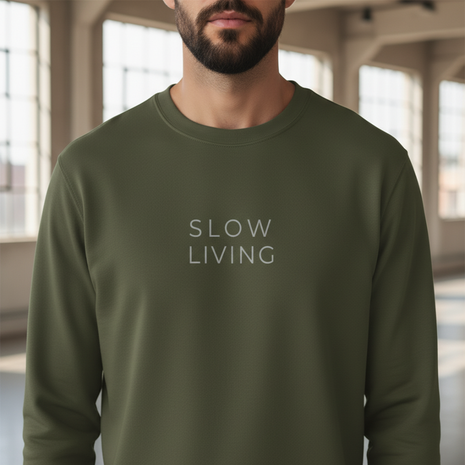 SLOW LIVING, MULTI COLOR, SWEATSHIRT FOR MENS