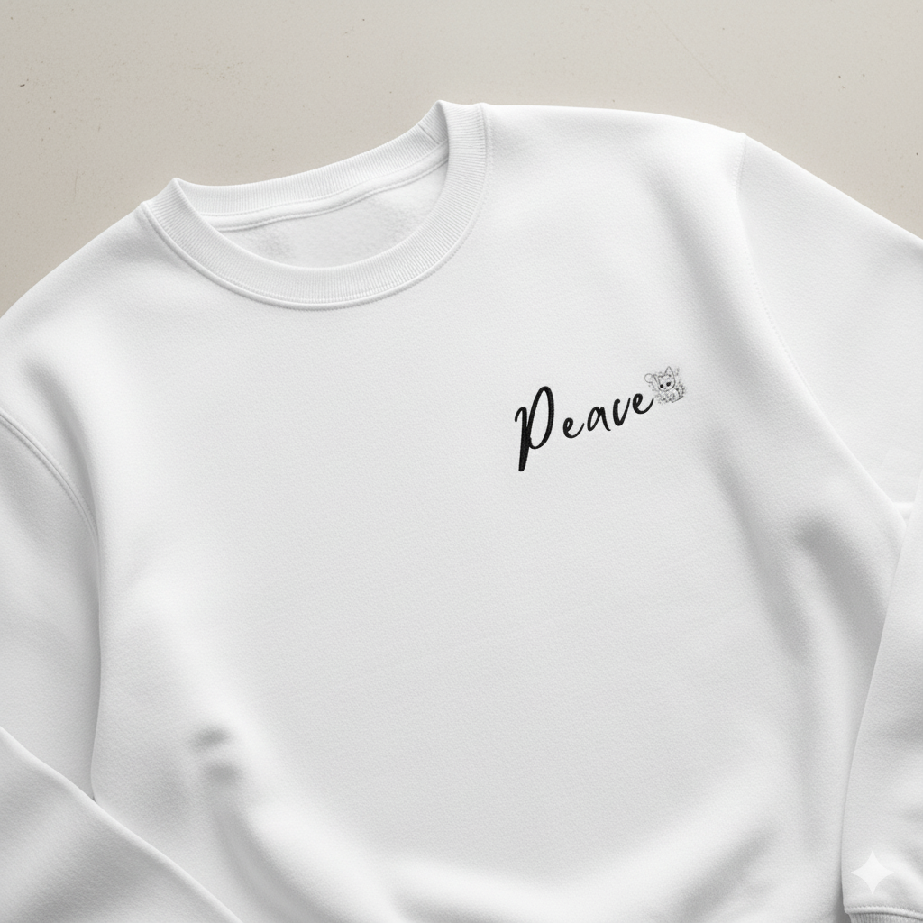 Embroidery Design Sweatshirt For Mens