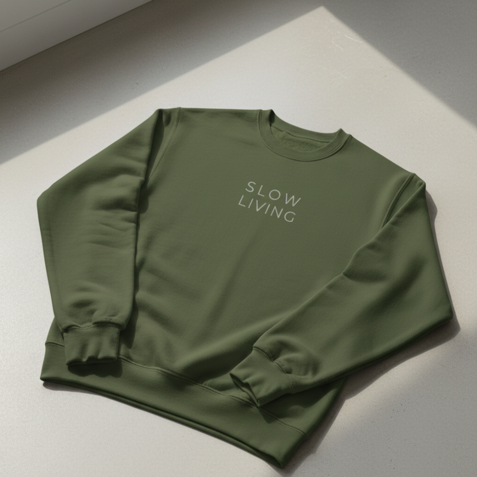 SLOW LIVING, MULTI COLOR, SWEATSHIRT FOR MENS