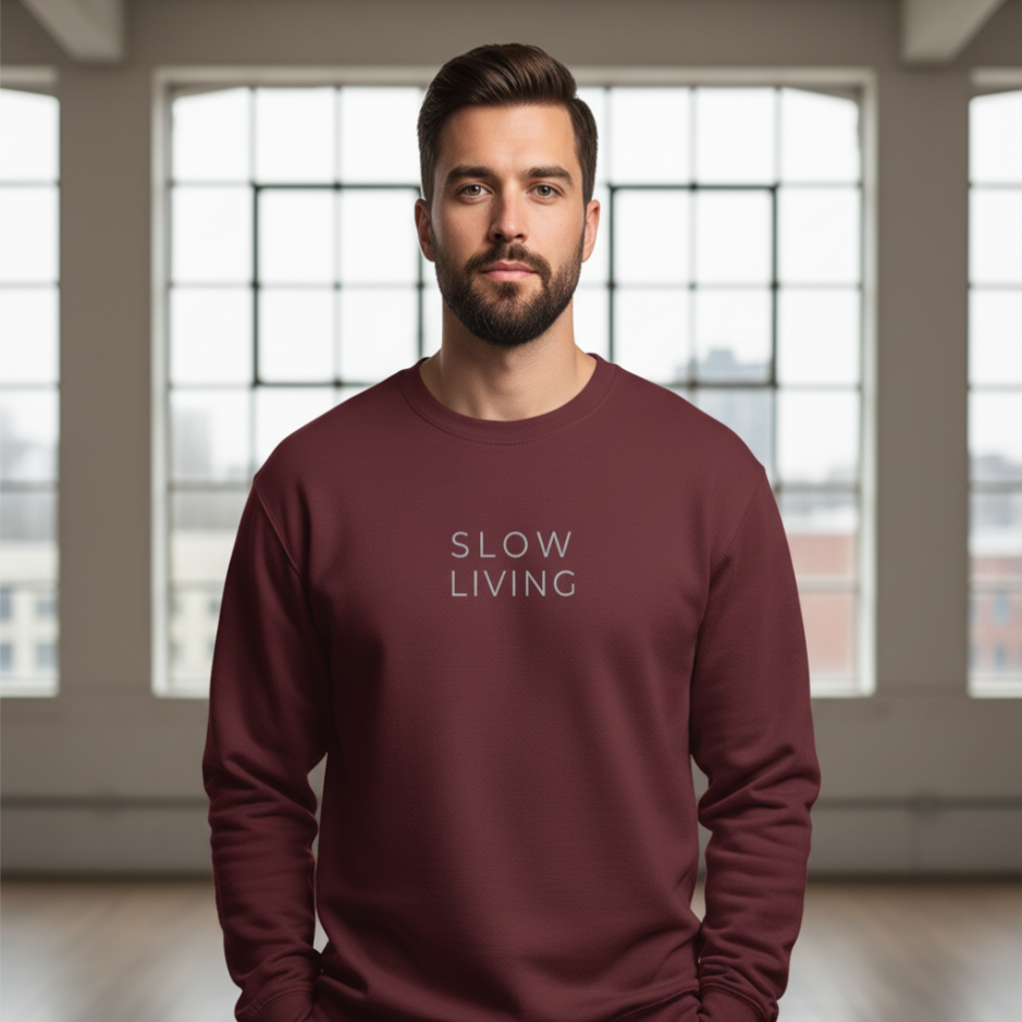 SLOW LIVING, MULTI COLOR, SWEATSHIRT FOR MENS